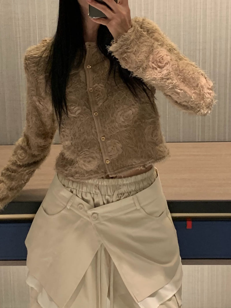 Badcalm - Korean Women Fashion - #vintagekidsstyle - Soft France Cardigan - 2