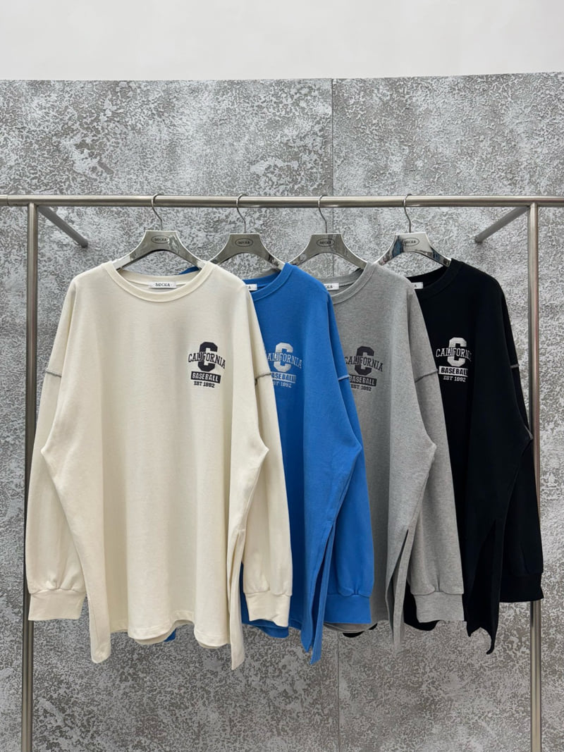 Badcalm - Korean Women Fashion - #womensfashion - Base Fleece Embroidery Tee - 12