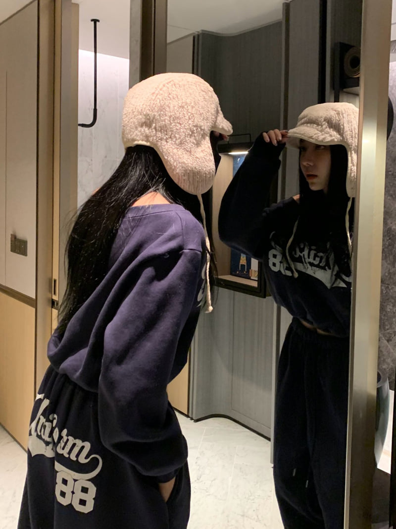 Badcalm - Korean Women Fashion - #womensfashion - 88 Fleece Sweatshirt - 6
