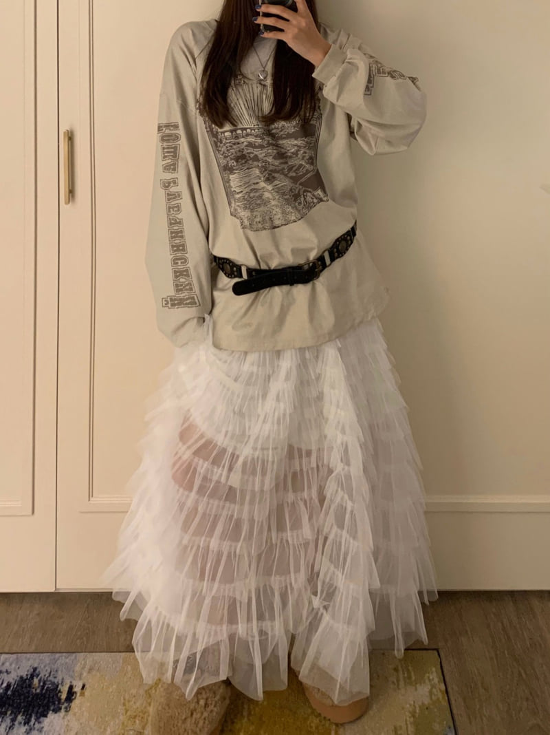 Badcalm - Korean Women Fashion - #womensfashion - Pure Layered Skirt