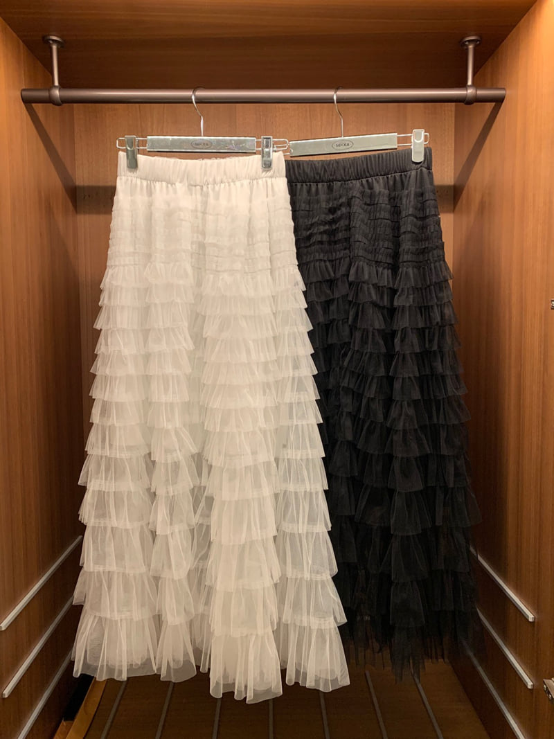 Badcalm - Korean Women Fashion - #womensfashion - Pure Layered Skirt - 7