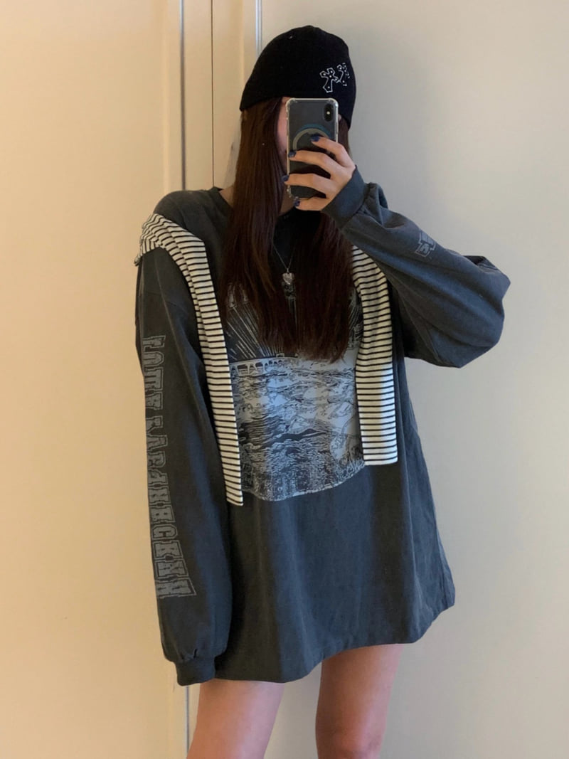 Badcalm - Korean Women Fashion - #womensfashion - James Pig Tee - 10