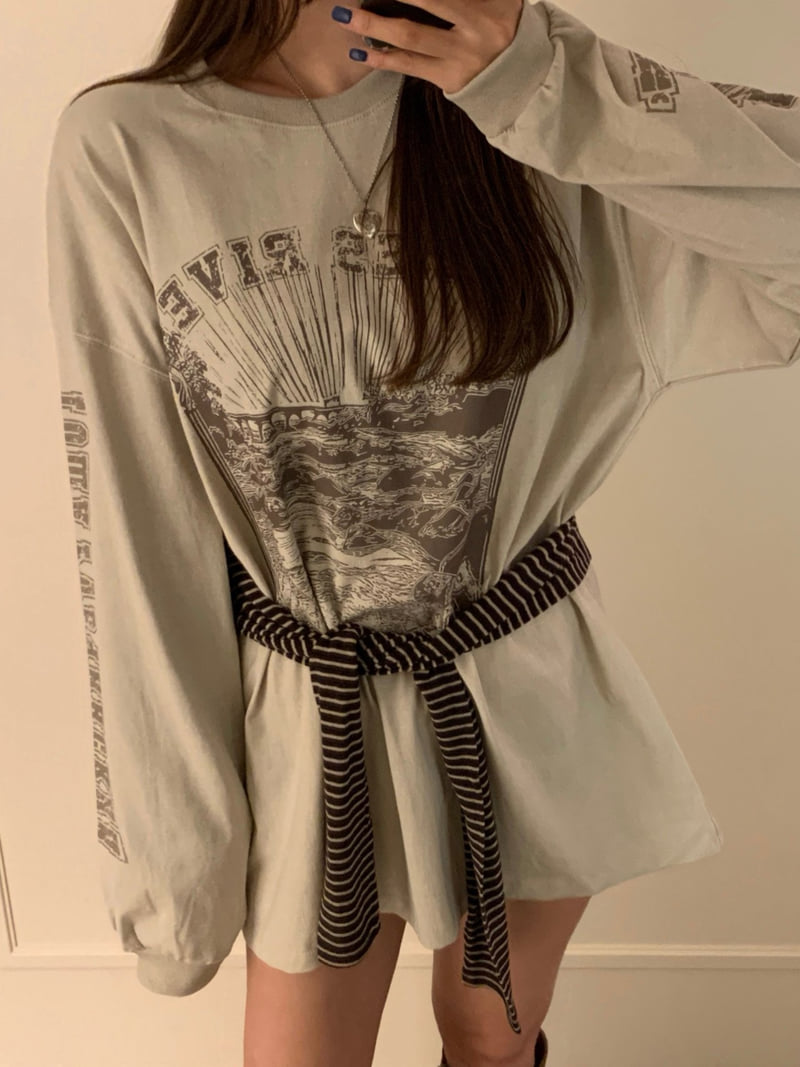 Badcalm - Korean Women Fashion - #momslook - James Pig Tee - 4