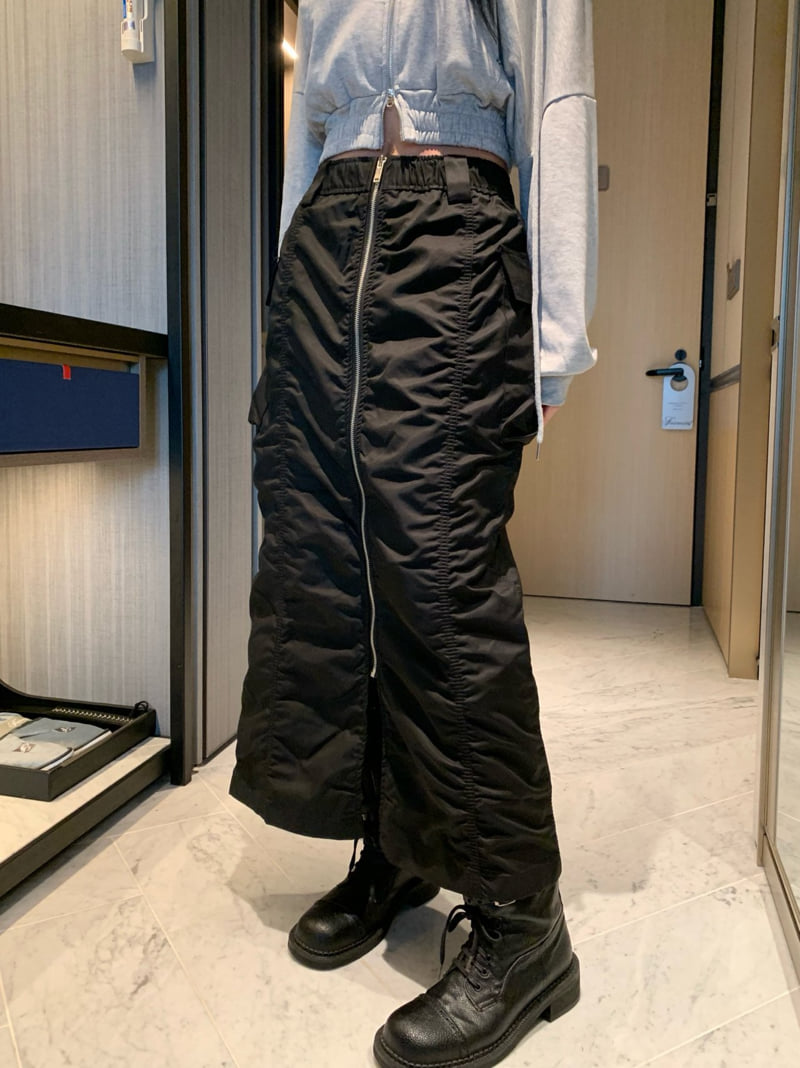 Badcalm - Korean Women Fashion - #womensfashion - Covering Cargo Skirt - 5