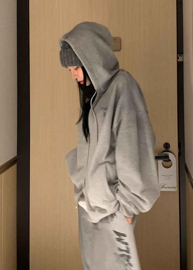 Badcalm - Korean Women Fashion - #womensfashion - Smog Hooded Jumper - 6