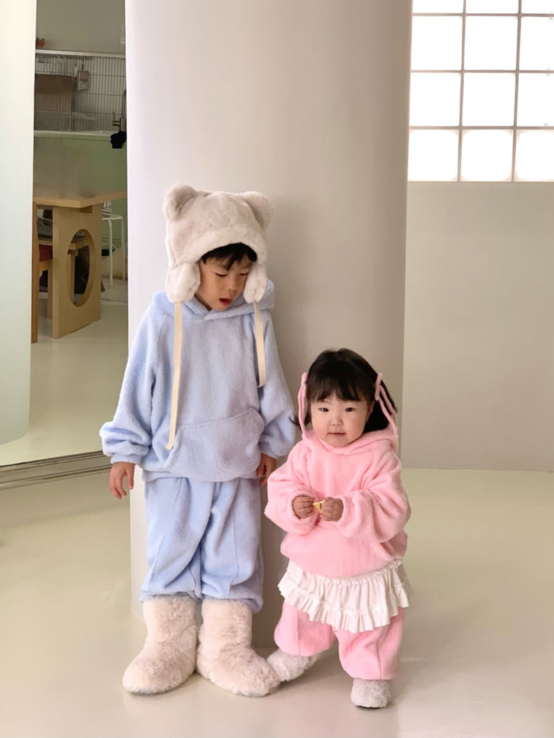 Bailey - Korean Children Fashion - #Kfashion4kids - Fuzzy Hood Sweatshirt - 9