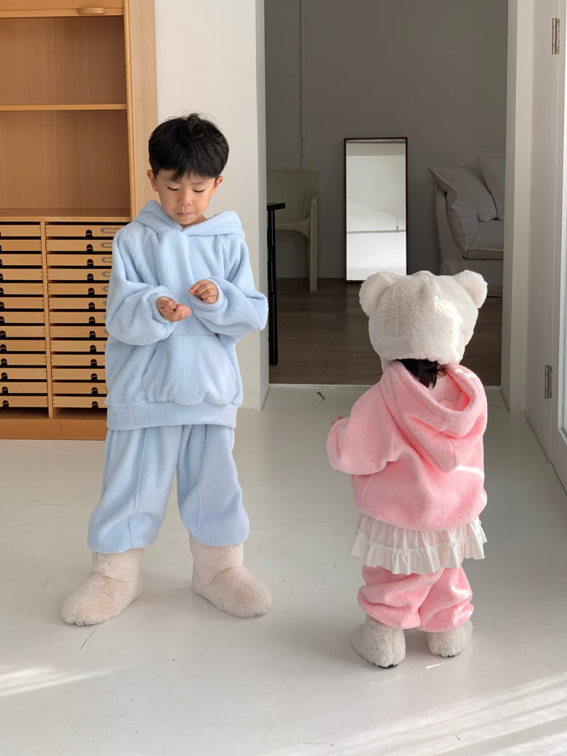 Bailey - Korean Children Fashion - #designkidswear - Fuzzy Jogger Pants - 7