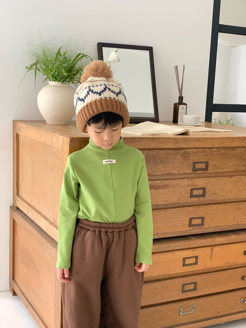Bailey - Korean Children Fashion - #designkidswear - Winter High Neck Tee - 5