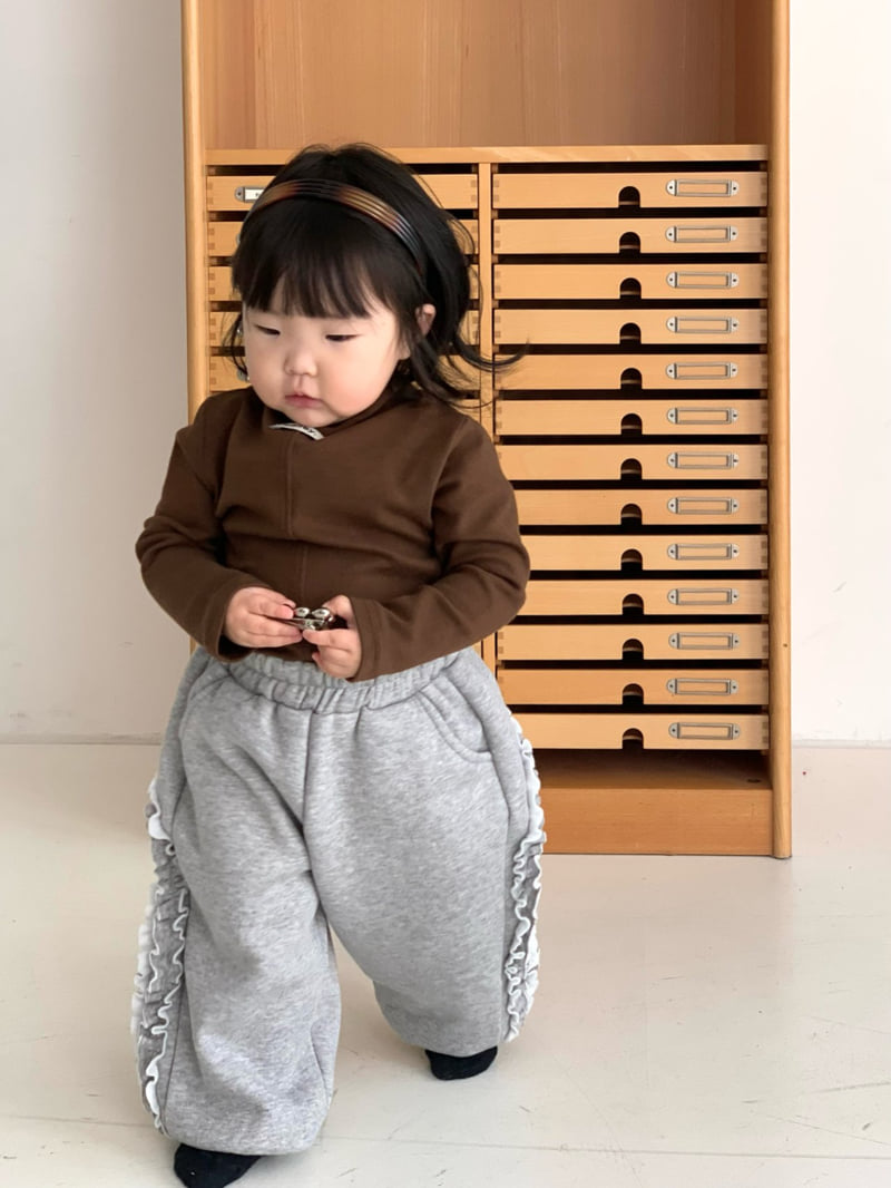 Bailey - Korean Children Fashion - #discoveringself - Two Hearts Frill Pants - 11