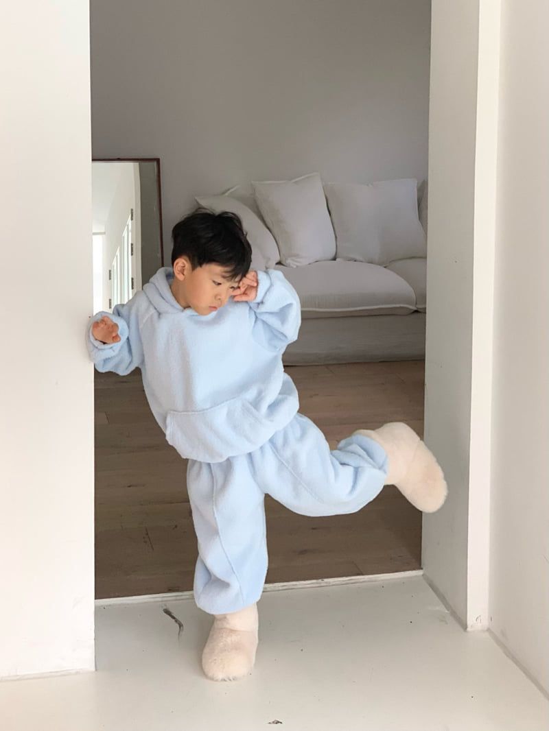 Bailey - Korean Children Fashion - #kidzfashiontrend - Fuzzy Hood Sweatshirt - 8