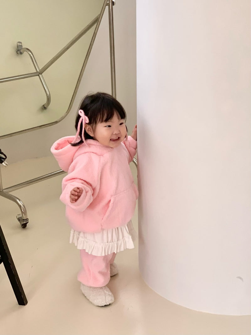 Bailey - Korean Children Fashion - #littlefashionista - Fuzzy Hood Sweatshirt - 10