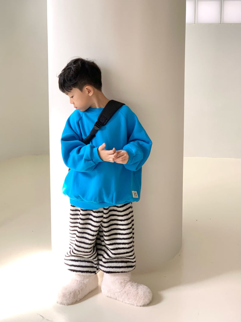 Bailey - Korean Children Fashion - #littlefashionista - Fuzzy Stripe Pants - 3