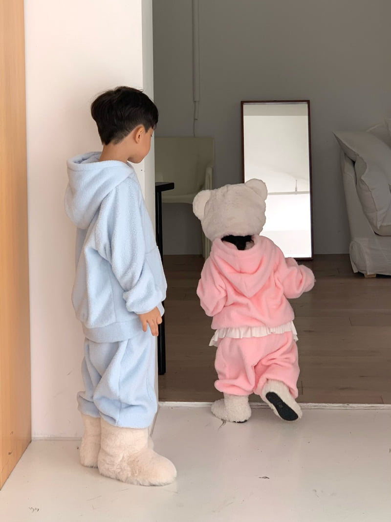 Bailey - Korean Children Fashion - #magicofchildhood - Fuzzy Jogger Pants