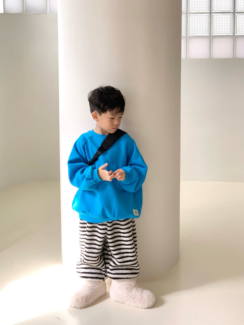 Bailey - Korean Children Fashion - #littlefashionista - Fuzzy Stripe Pants - 4