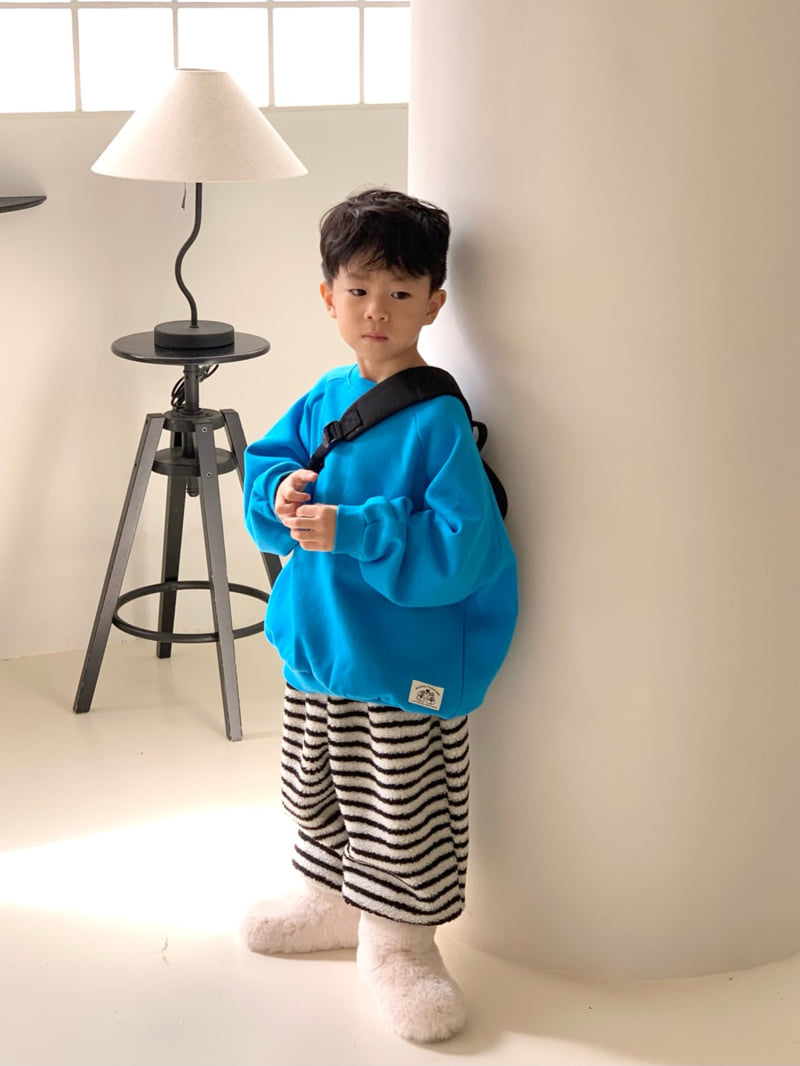 Bailey - Korean Children Fashion - #minifashionista - Fuzzy Stripe Pants - 5