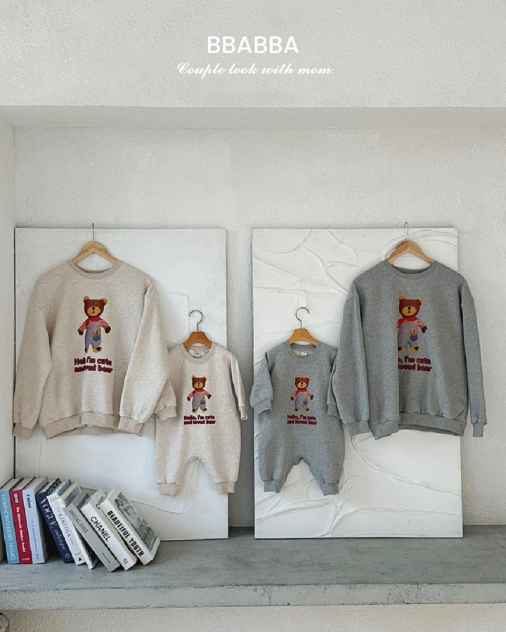 Bbabba - Korean Baby Fashion - #babyboutique - Fleece Winter Bear Long Suit