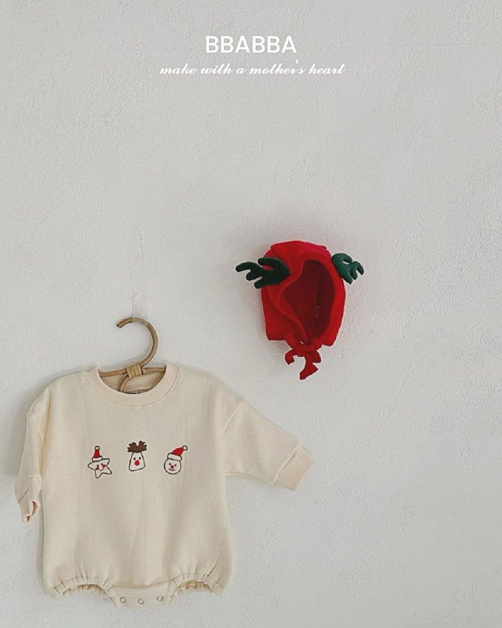 Bbabba - Korean Baby Fashion - #babyboutique - Fleece Rudolph Bonnet - 7
