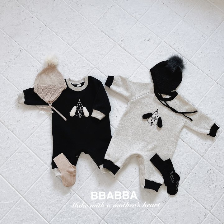 Bbabba - Korean Baby Fashion - #babyboutiqueclothing - Fleece Party Dog Long Suit