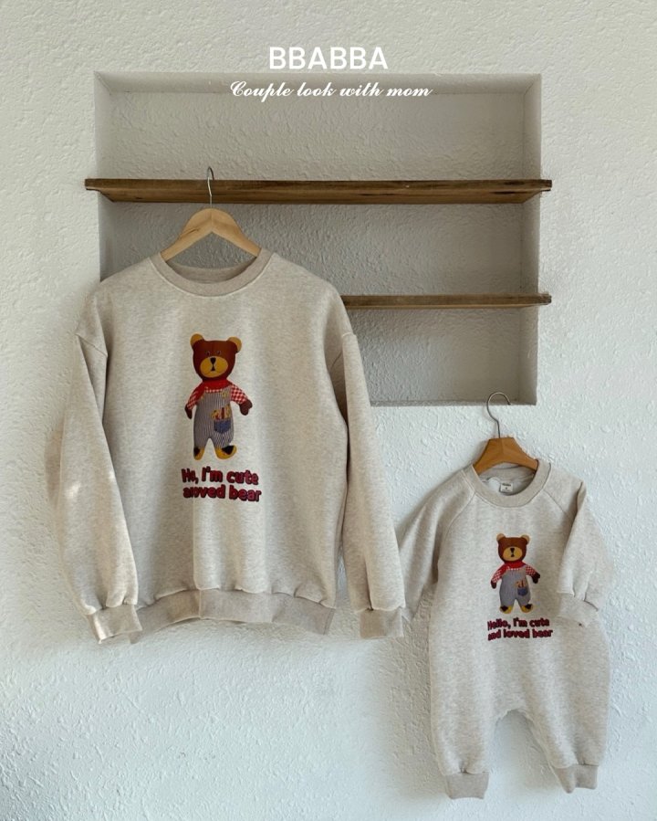 Bbabba - Korean Baby Fashion - #babyclothing - Fleece Winter Bear Long Suit - 3