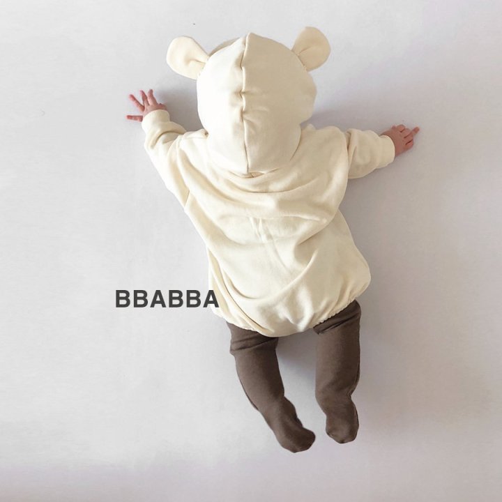 Bbabba - Korean Baby Fashion - #babyclothing - Fleece Sweet Bear Suit - 7