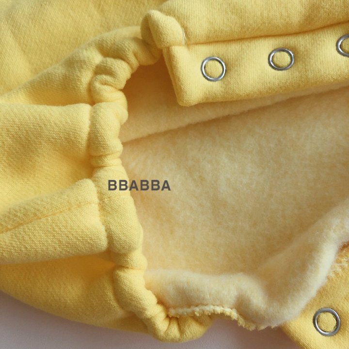 Bbabba - Korean Baby Fashion - #babyclothing - Fleece Banana Suit - 6