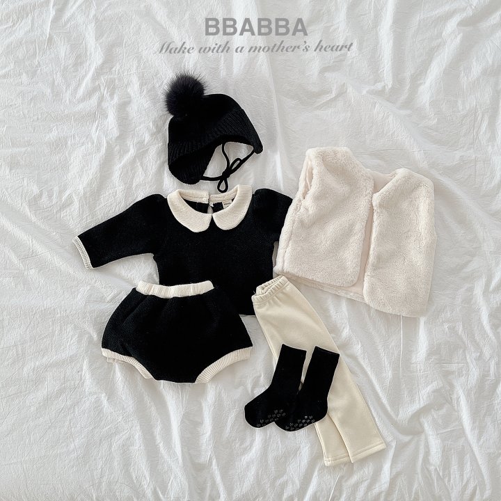 Bbabba - Korean Baby Fashion - #babyfashion - Choco Knit Blouse - 2