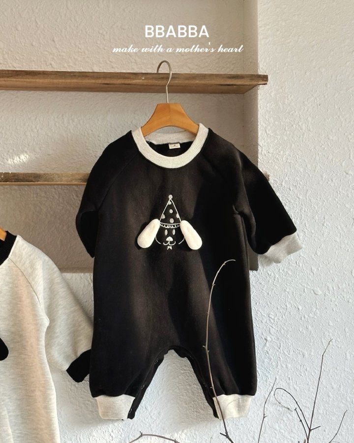 Bbabba - Korean Baby Fashion - #babyfashion - Fleece Party Dog Long Suit - 4