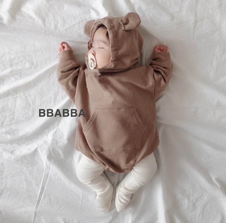 Bbabba - Korean Baby Fashion - #babygirlfashion - Fleece Sweet Bear Suit - 10
