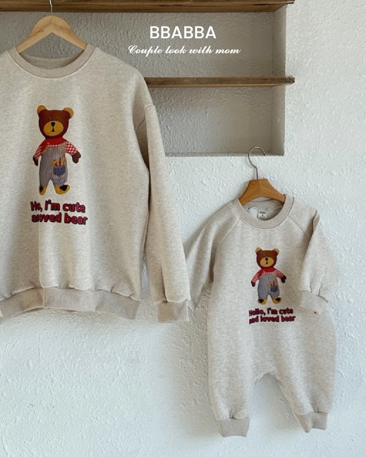 Bbabba - Korean Baby Fashion - #babylifestyle - Fleece Winter Bear Long Suit - 7