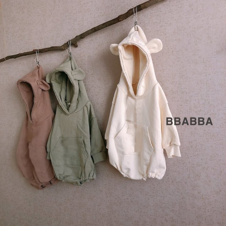 Bbabba - Korean Baby Fashion - #babylifestyle - Fleece Sweet Bear Suit - 11