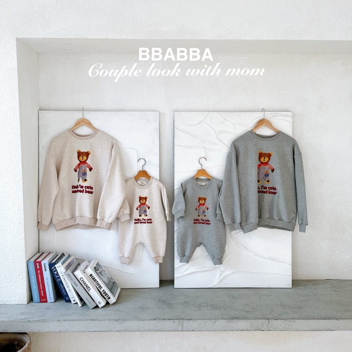 Bbabba - Korean Baby Fashion - #babyoninstagram - Fleece Winter Bear Long Suit - 8