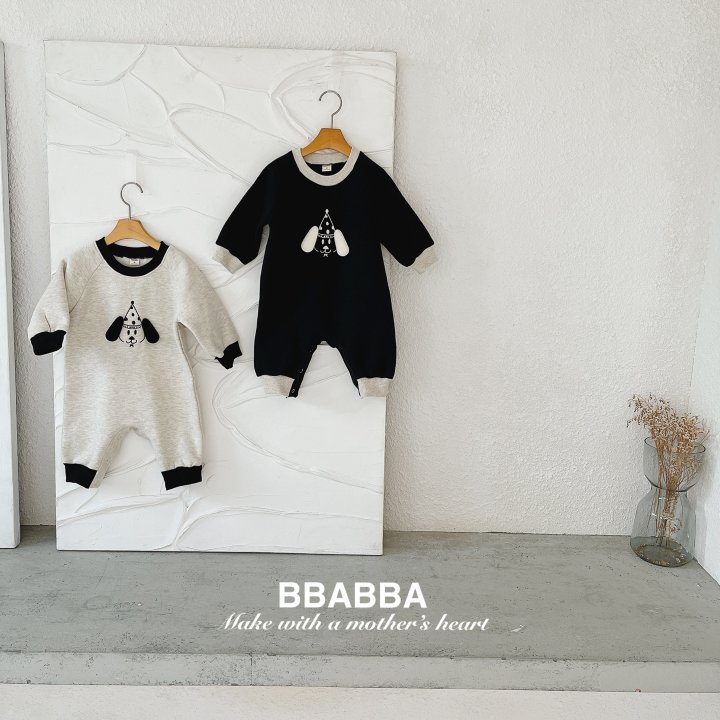 Bbabba - Korean Baby Fashion - #babyoninstagram - Fleece Party Dog Long Suit - 7
