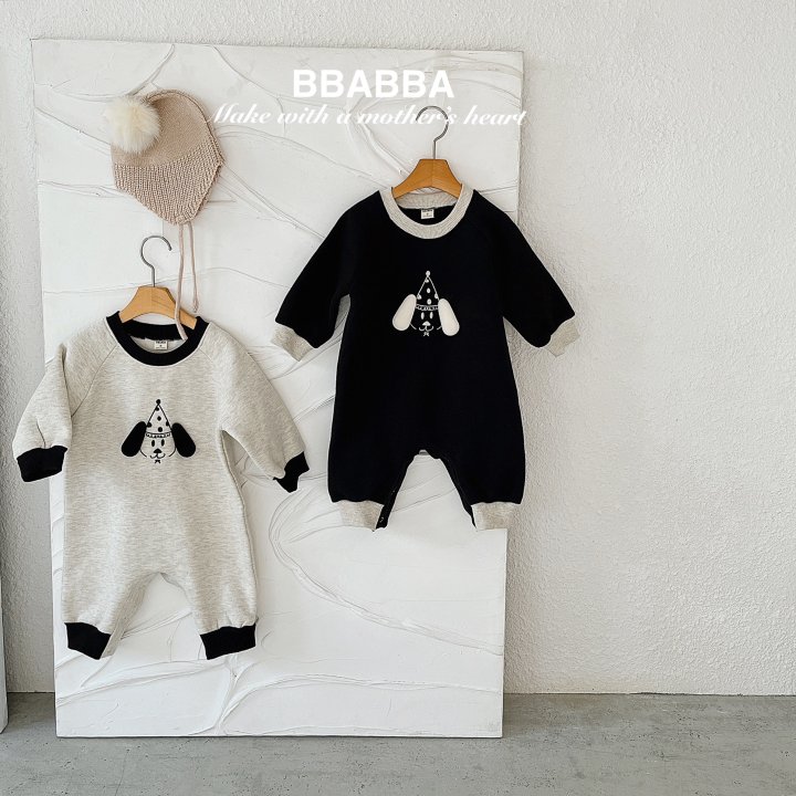 Bbabba - Korean Baby Fashion - #babyoutfit - Fleece Party Dog Long Suit - 9