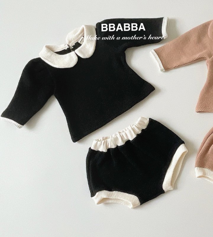 Bbabba - Korean Baby Fashion - #babyoutfit - Choco Knit Blouse - 8