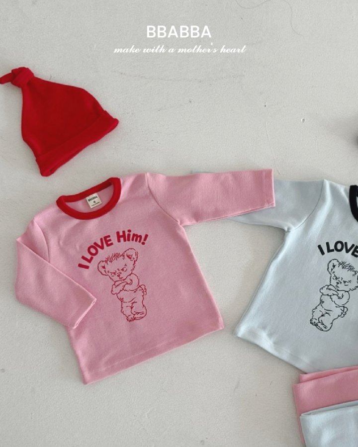 Bbabba - Korean Baby Fashion - #babyoutfit - Love Power Set - 3