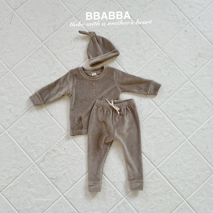 Bbabba - Korean Baby Fashion - #babywear - Cozy Ribbed Set (set of 3) - 8