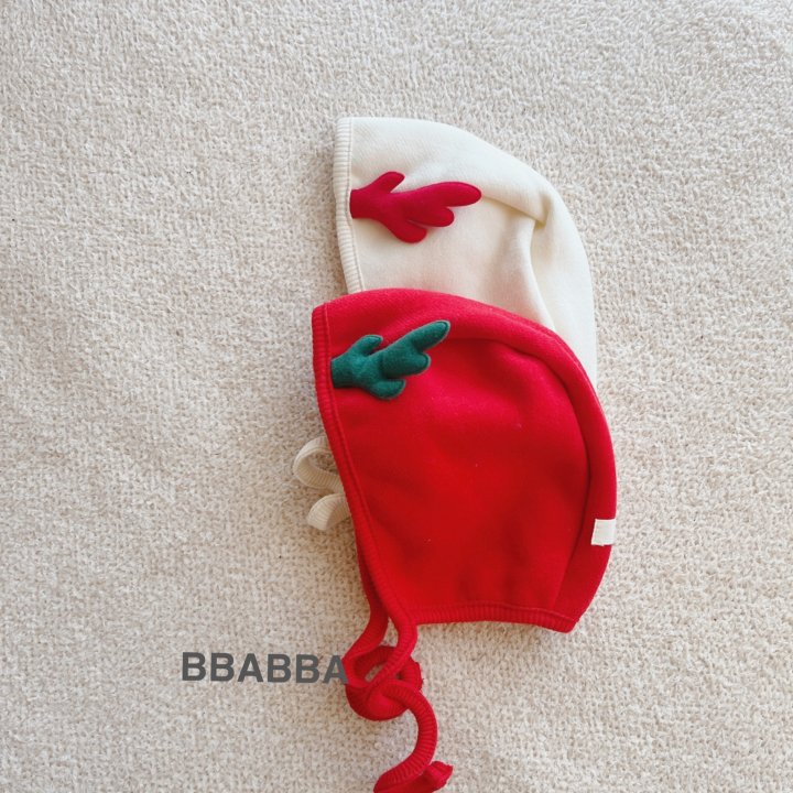 Bbabba - Korean Baby Fashion - #babywear - Fleece Rudolph Bonnet - 3