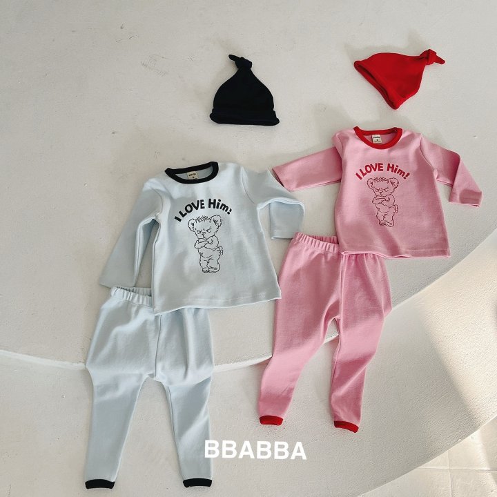 Bbabba - Korean Baby Fashion - #onlinebabyboutique - Love Power Set - 6