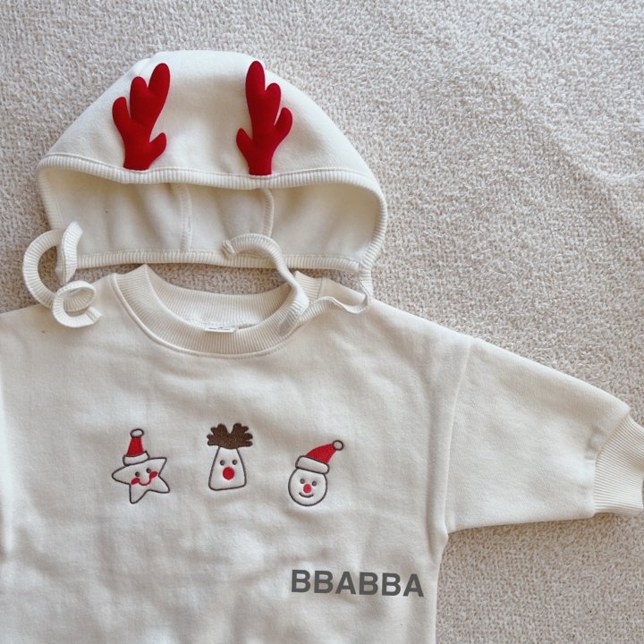Bbabba - Korean Baby Fashion - #onlinebabyshop - Fleece Rudolph Bonnet - 5