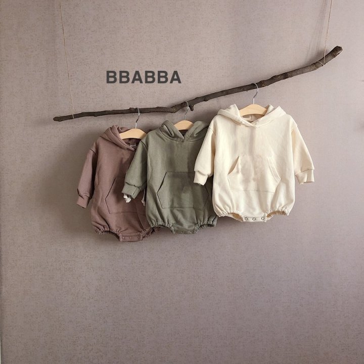 Bbabba - Korean Baby Fashion - #onlinebabyshop - Fleece Sweet Bear Suit - 4