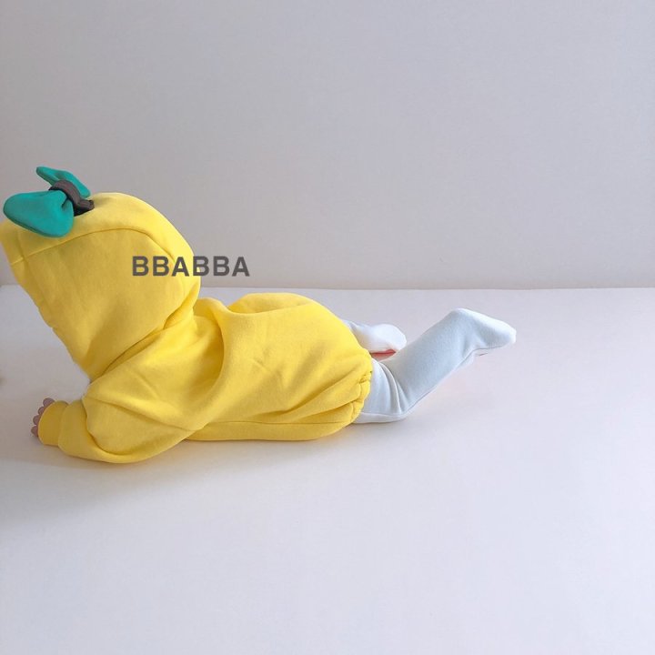 Bbabba - Korean Baby Fashion - #smilingbaby - Fleece Banana Suit - 3