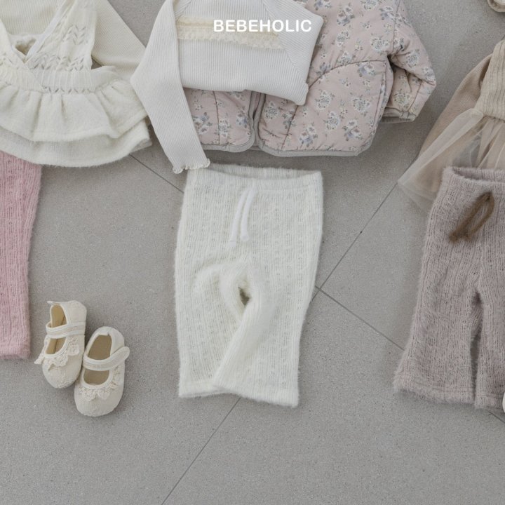 Bebe Holic - Korean Baby Fashion - #babyboutique - Angora Bootcut Pants - 2