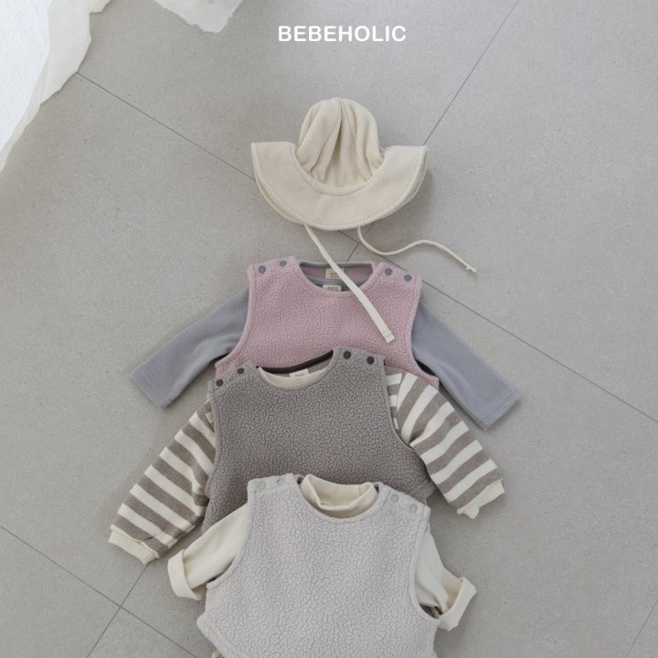 Bebe Holic - Korean Baby Fashion - #babyboutique - Popcorn Fleece Vest - 4