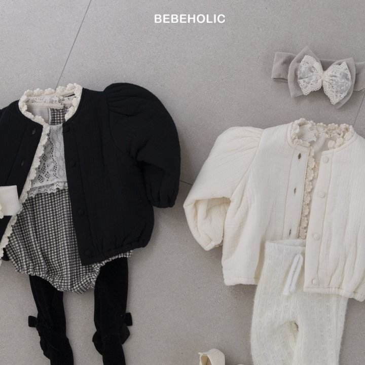 Bebe Holic - Korean Baby Fashion - #babyboutiqueclothing - Chanel Padded Jacket - 2