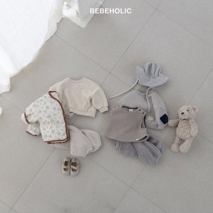 Bebe Holic - Korean Baby Fashion - #babyboutiqueclothing - Model Pacth Sweatshirt