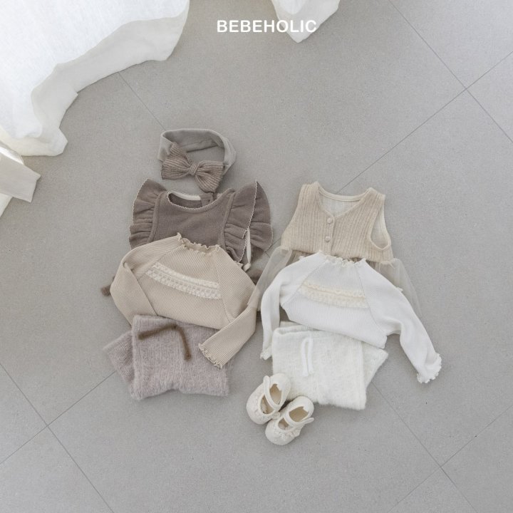 Bebe Holic - Korean Baby Fashion - #babyfashion - Louis Lace Tee