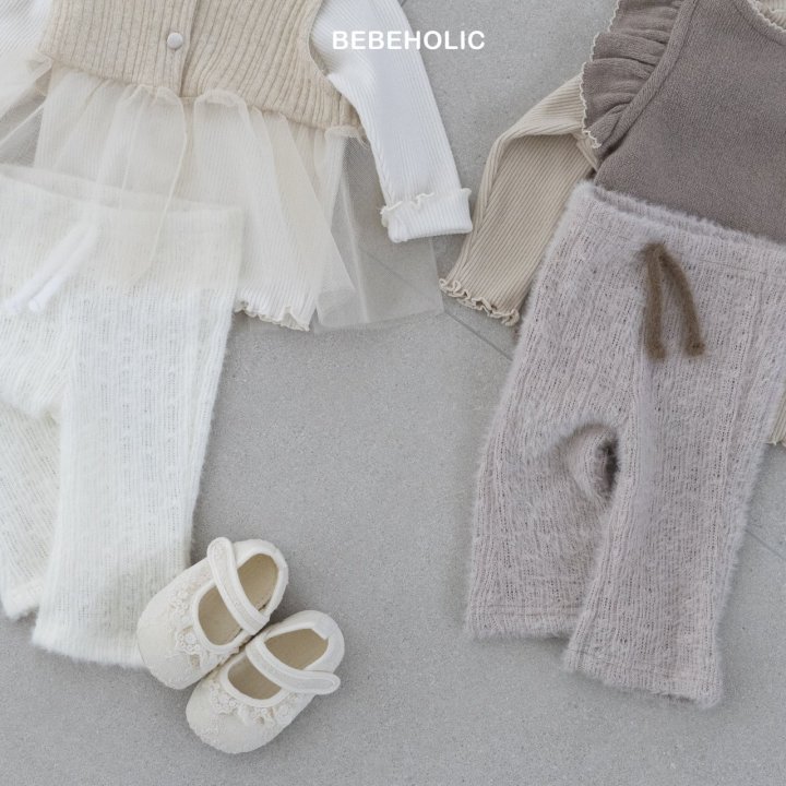Bebe Holic - Korean Baby Fashion - #babyfashion - Angora Bootcut Pants - 6