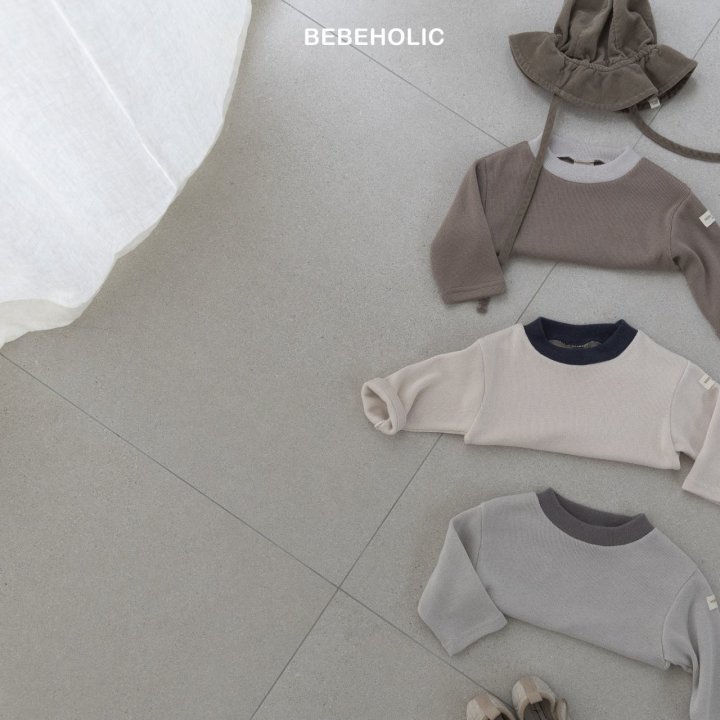 Bebe Holic - Korean Baby Fashion - #babyclothing - Rookie Layered Turtleneck Tee - 4