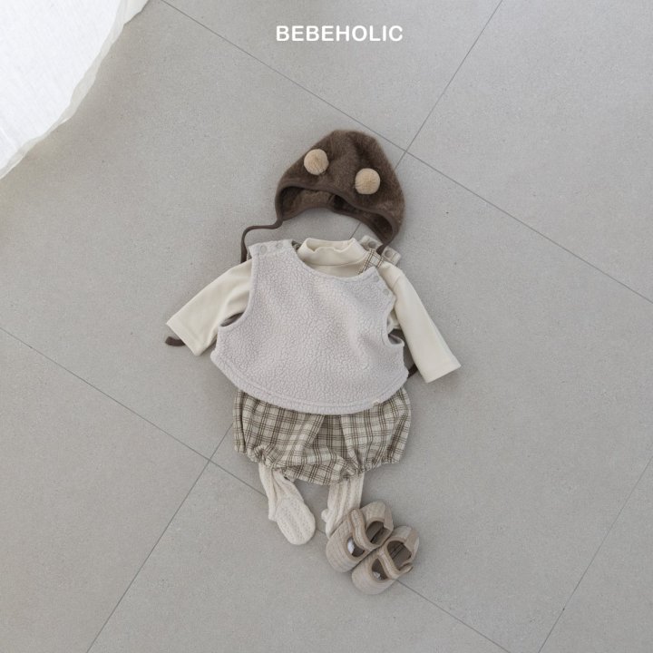 Bebe Holic - Korean Baby Fashion - #babyfever - Popcorn Fleece Vest - 7