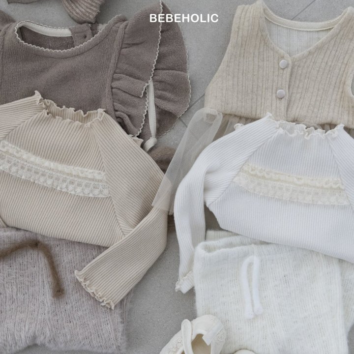 Bebe Holic - Korean Baby Fashion - #babyfever - Louis Lace Tee - 2